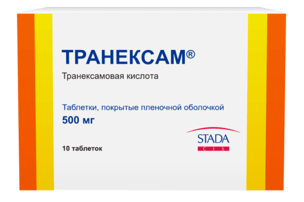 Транексам® 500 мг, таблетки, (Производитель: ЗАО «Обнинская химико-фармацевтическая компания»)