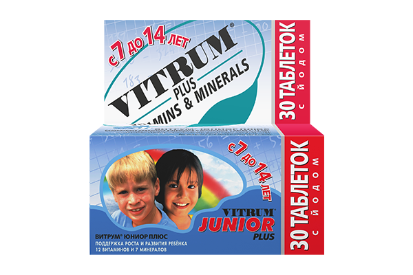 Витрум® Юниор Плюс, таблетки жевательные, (Производитель: Eagle Nutritionals, Inc)